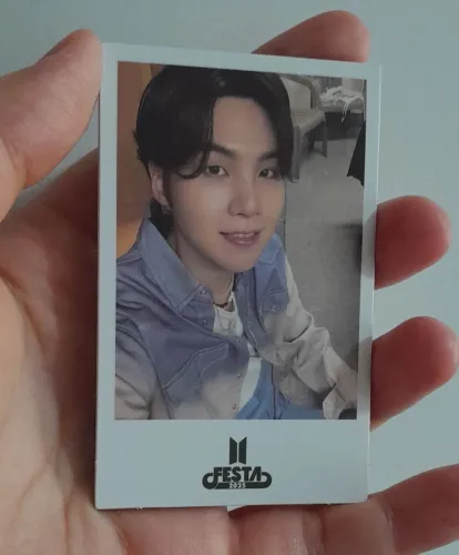 Suga Photocard Pola BTS Festa 2025 Pob PTD Oficial