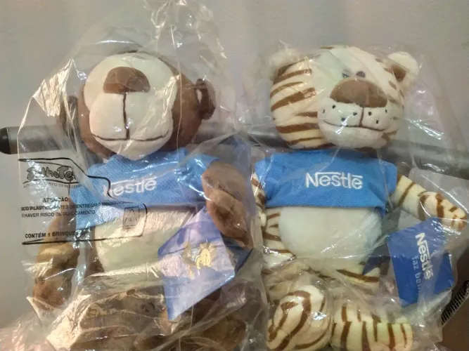 Pelúcias Nestlé colecionáveis
