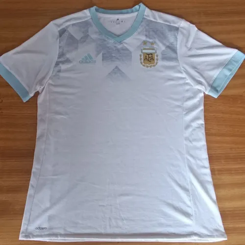 camisa original seleção argentina 2017/18 pré jogo aquecimento