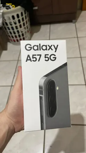 (Lacrado) Smartphone Samsung Galaxy A57 5G 128GB, 8GB RAM, Câmera 50MP, IP68, Super AMOLED