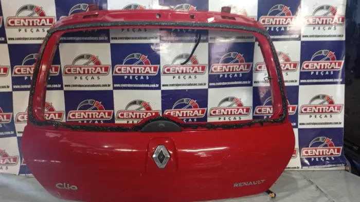 TAMPA PORTA MALAS RENAULT CLIO VERMELHO
