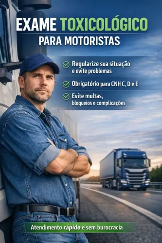 EXAME TOXICOLÓGICO TODO BRASIL 