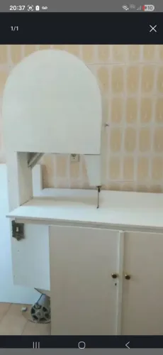Bancada de serra de fita serra madeira leve 110v excelente!