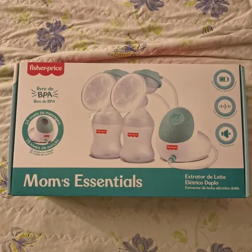 Bomba Tira-Leite Elétrica Dupla Fisher-Price + acessórios