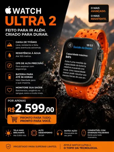Relógio Aplle Watch ultra 2