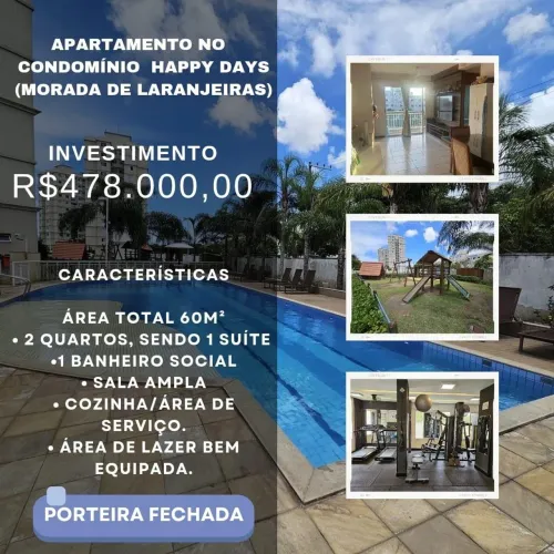 Ótimo apartamento de 2 quartos mobiliado