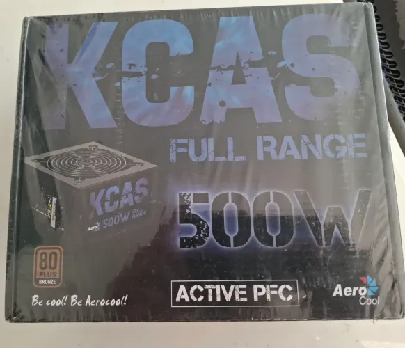 Fonte 500w real 80 plus PFC ATIVO