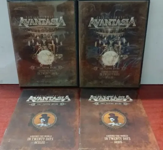 box quadruplo 2 cds e 2 dvds -tobias sammets -avantasia - the flying opera
