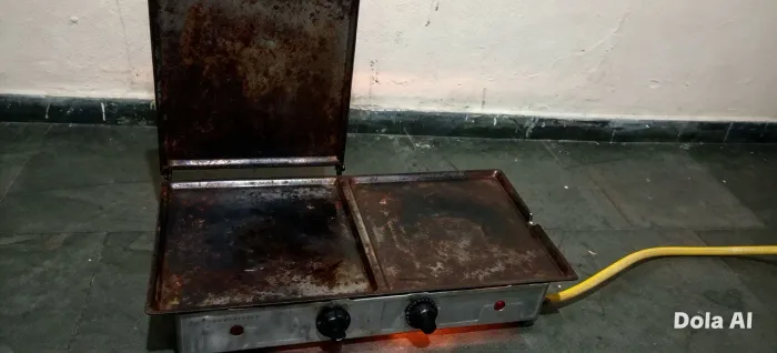 Chapa de Lanche a Gás Dupla com Tamoa