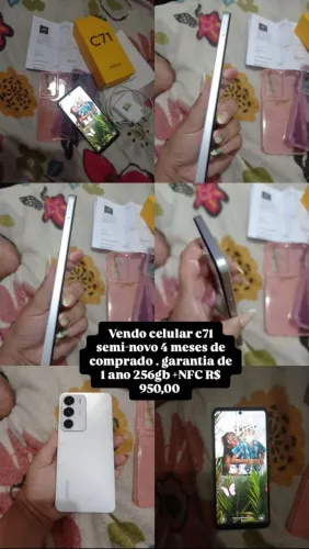 Vendo celular c71 semi-novo