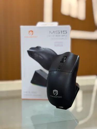 Mouse Gamer Modo Duplo Bluetooth e 2.4 Recarregavel 4000 DPI