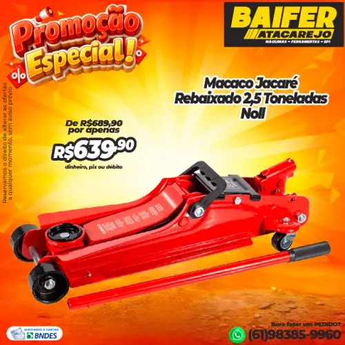Macaco Jacaré Rebaixado 2,5 Toneladas Noll
