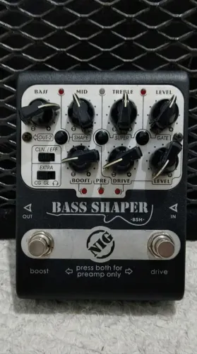 Nig Bass Shaper ( Preamp, DI e Overdrive ) pra baixo