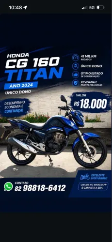 Vendo Cg Titan 2024