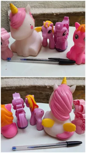 Bonecas colecionáveis. Unicornios