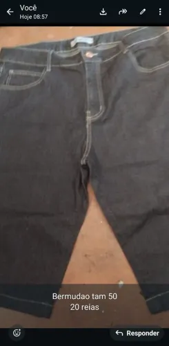 Roupas as quatro peças por 60 reais