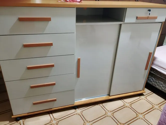 Cômoda Sapateira Luka 6 Gavetas 2 Portas