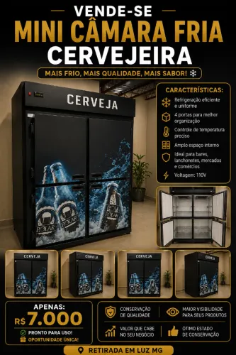 Mini Câmara Fria Cervejeira