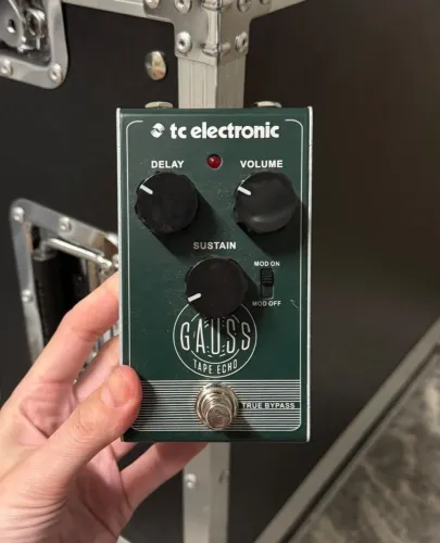 Pedal Tc electronic Gauss tape echo delay fita