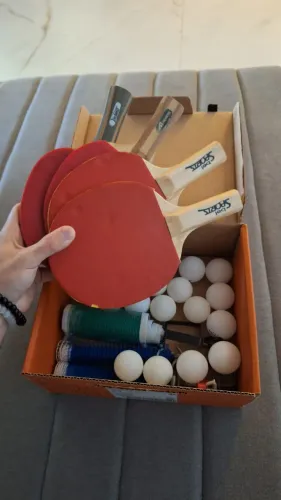 Kit Completo de Ping-Pong com várias bolinhas