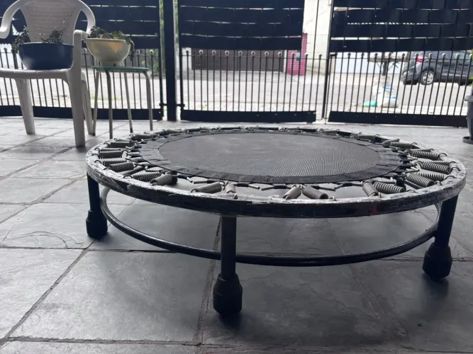 Lote Cama Elástica Mini Jump Profissional 180kg C/ Aro De Reforço