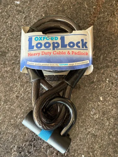 Cadeado Importado Bike/Moto Tipo U-lock 2m X 15mm Cor Preto