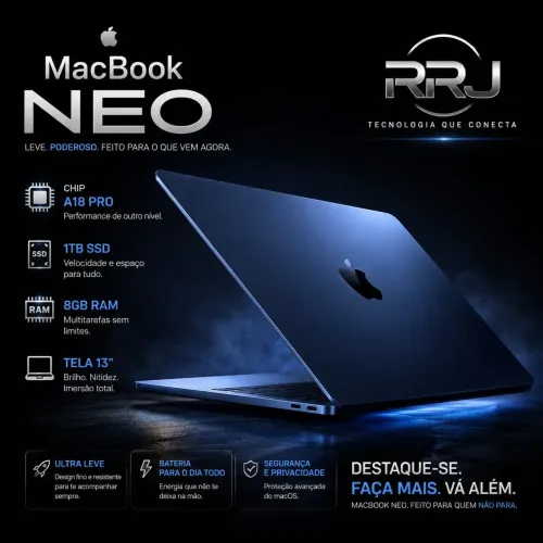 MacBook Neo 13" A18 Pro 8GB 256GB NOVO