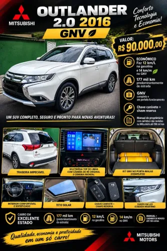 Mitsubishi Outlander 2.0 16V 160cv Aut. 2016