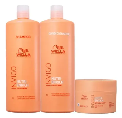 Wella Invigo Nutri Enrich Sh E Cond 1l, Máscara 150ml: https://meli.la/13r4dgA