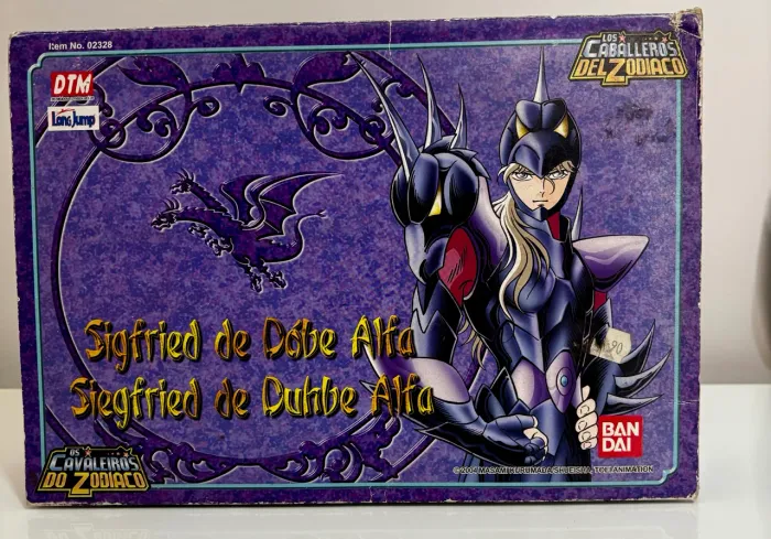 Cavaleiro do zodíaco Título: Boneco Siegfried de Dúbhe Alfa - BANDai