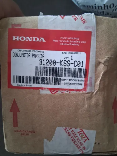 Motor de partida original biz 125