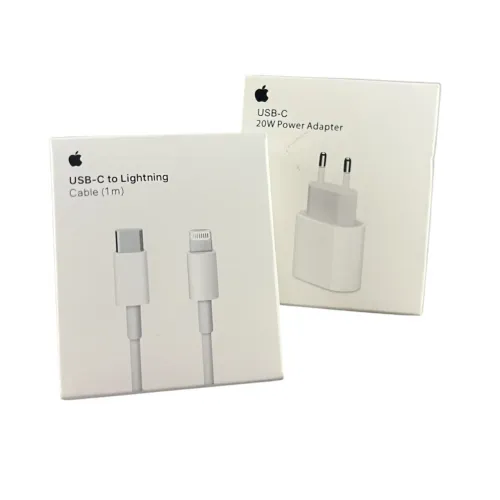 Carregador Original iPhone 20W Tipo C + Cabo Lightning (garantia)