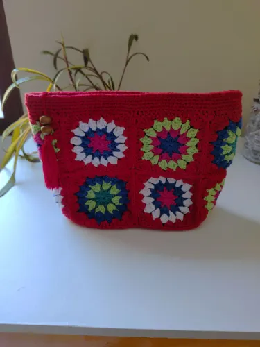 Clutch Crochê Artesanal