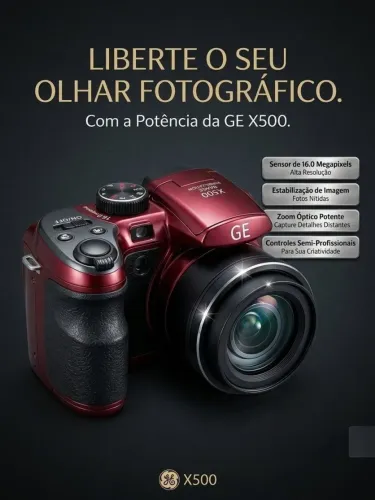 Câmera fotográfica semi profissional