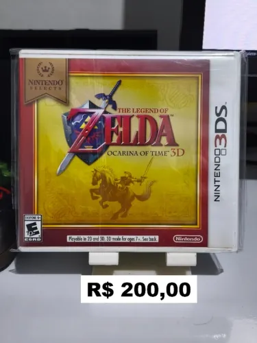 The Legend of Zelda Ocarina of Time 3D- 3DS - Aceito Olxpay