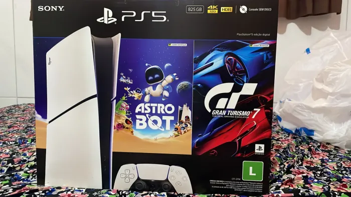 ? PS5 SLIM DIGITAL CFI-2114 | APENAS 4 MESES DE USO | ESTADO DE NOVO ?