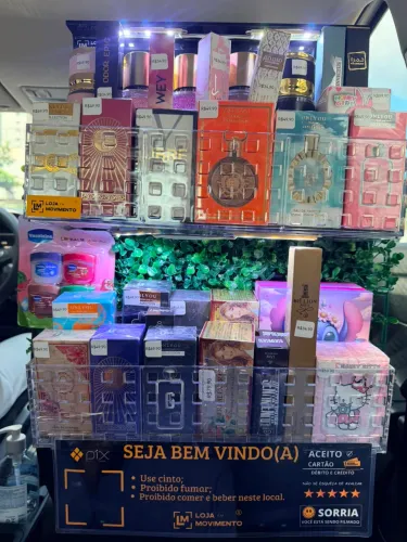 Estrutura Loja Em movimento Venda no carro