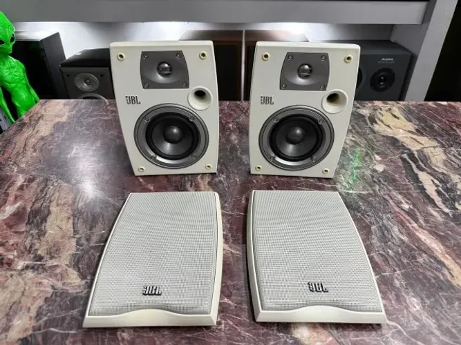 Caixa Acústica Caixas Acusticas JBL N24AWII - Som Par de Caixas Vintage Sansui Marantz
