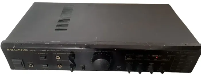Amplificador Potência Unic Ac-1400 Mixer Integrado - Usado(Leia a Descrição)