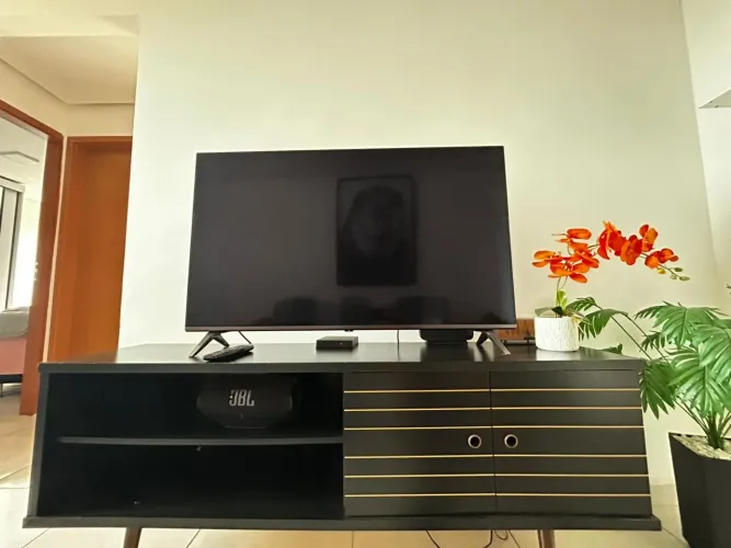 Rack Tv 1,60m preto Ótimo estado 