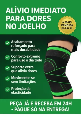 JOELHEIRA ORTOPÉDICA PREMIUM - PAGAMENTO APENAS APÓS A ENTREGA
