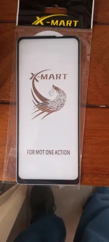 Película de vidro para moto one action