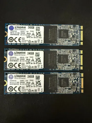 SSD Kingston A400 no formato M.2 2280 SATA III, Perfeito estado