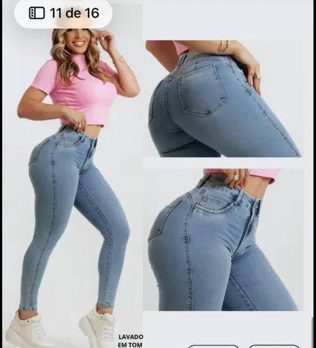 Corte de calça jeans feminina
