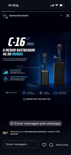 Rastreador J16 mini