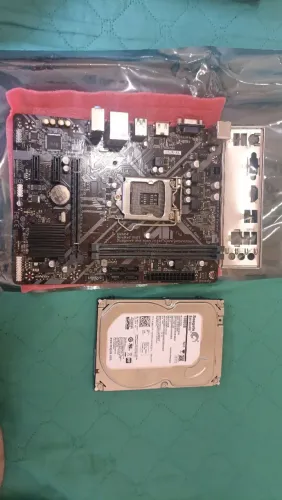Placa-mãe H310M 2.0 + HD Seagate Barracuda 1TB - Para Reparo/Sucata