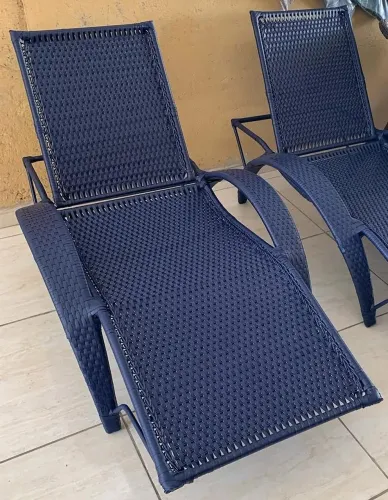 Cadeira piscina em fibra