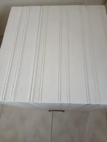 Mesa Lateral Madeira Branca 50x50
