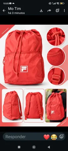 Mochila Sacola Fila