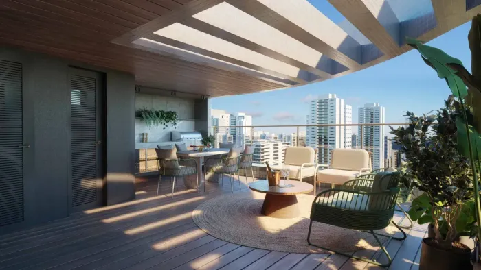 Boa Viagem, Recife Apartamento 25 m², 1 quarto, piscina e espaço gourmet.